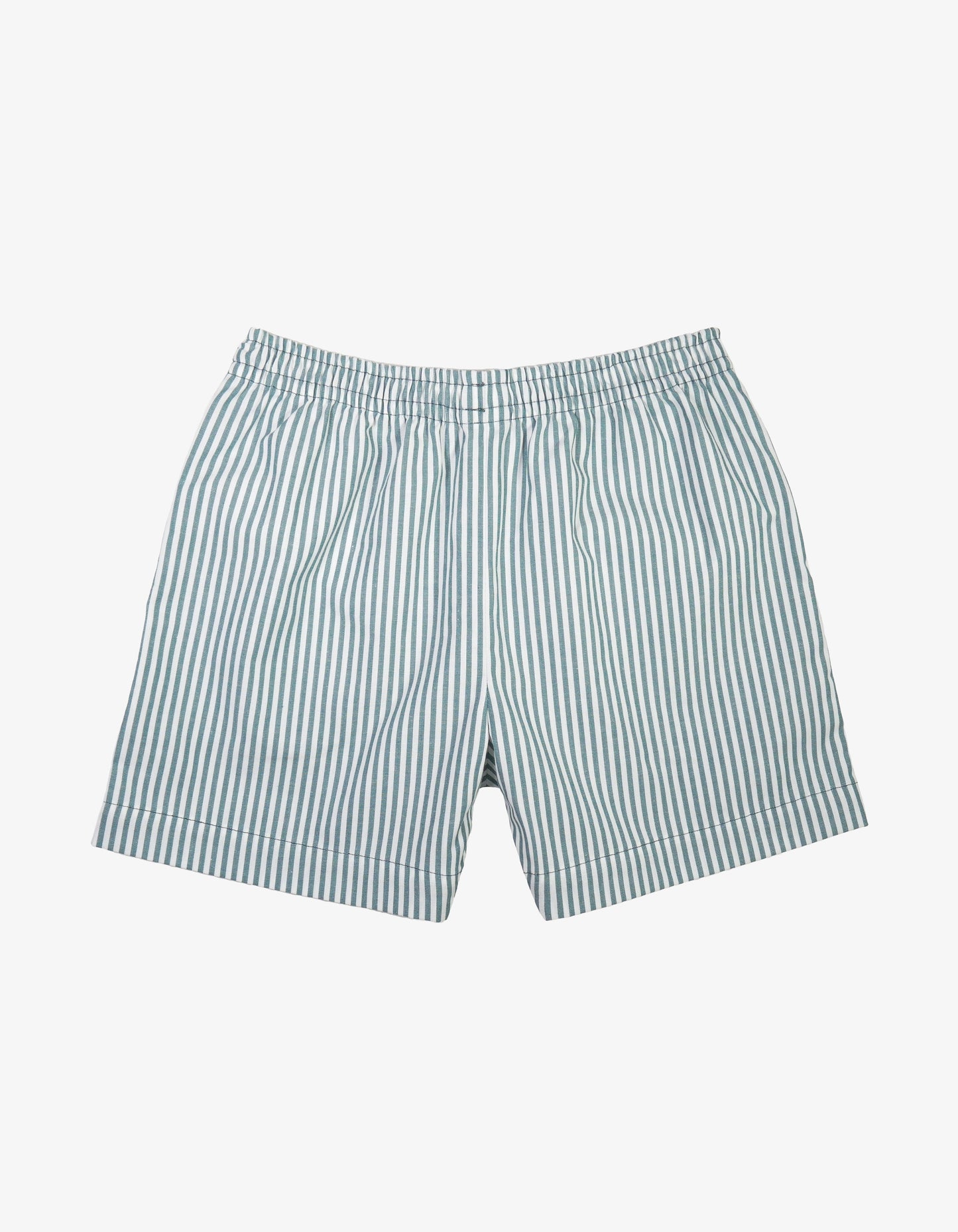 Handmade Kids Courtland Stripe Cotton Shorts Back View