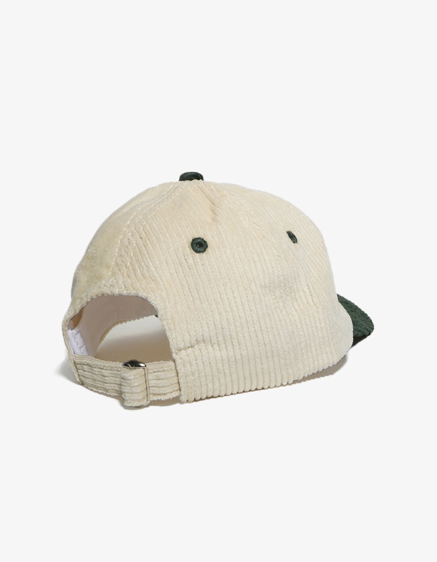 Kids Cotton Corduroy 2-tone Baseball Cap Back Quarter View