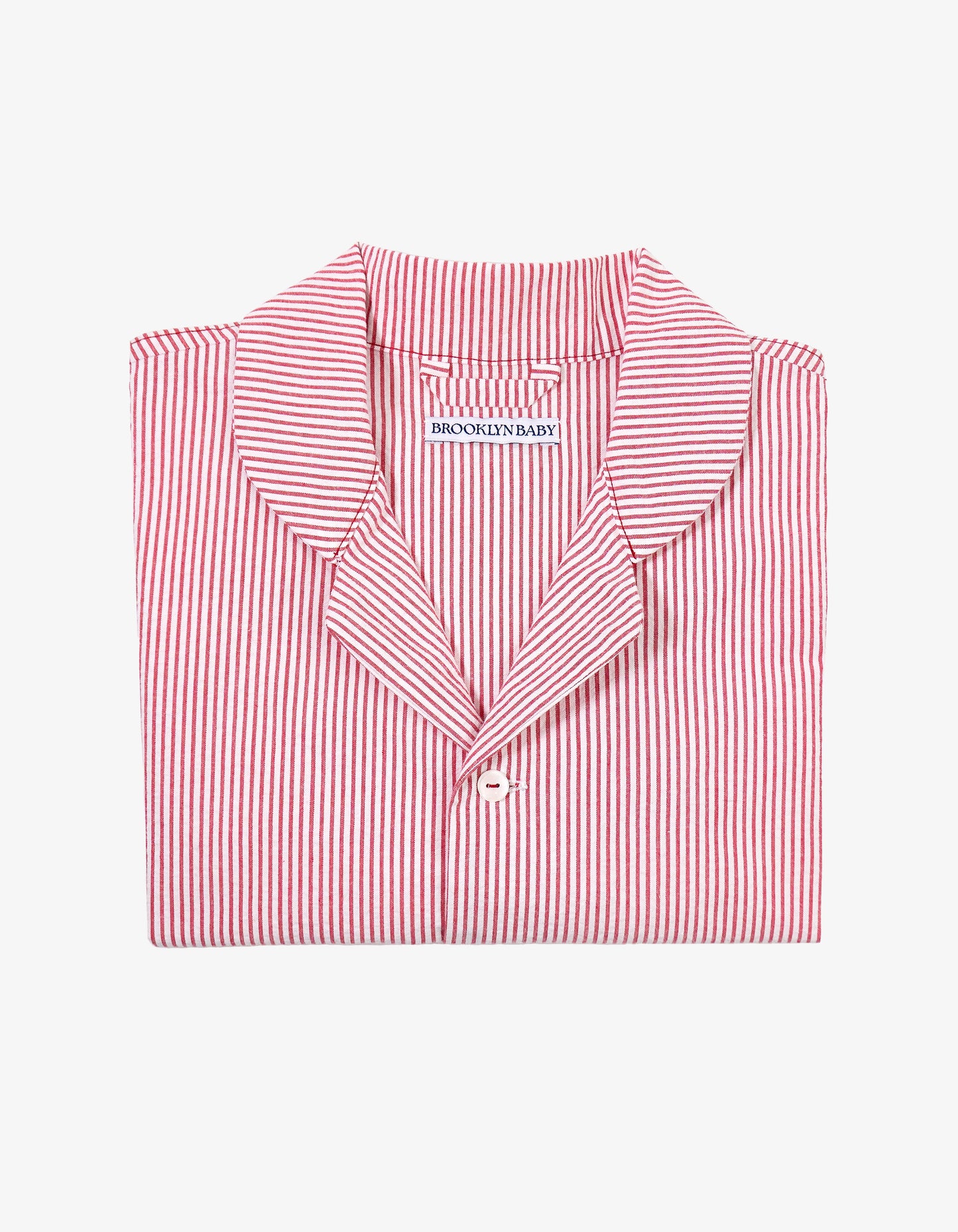 Handmade Red Seersucker Shirt