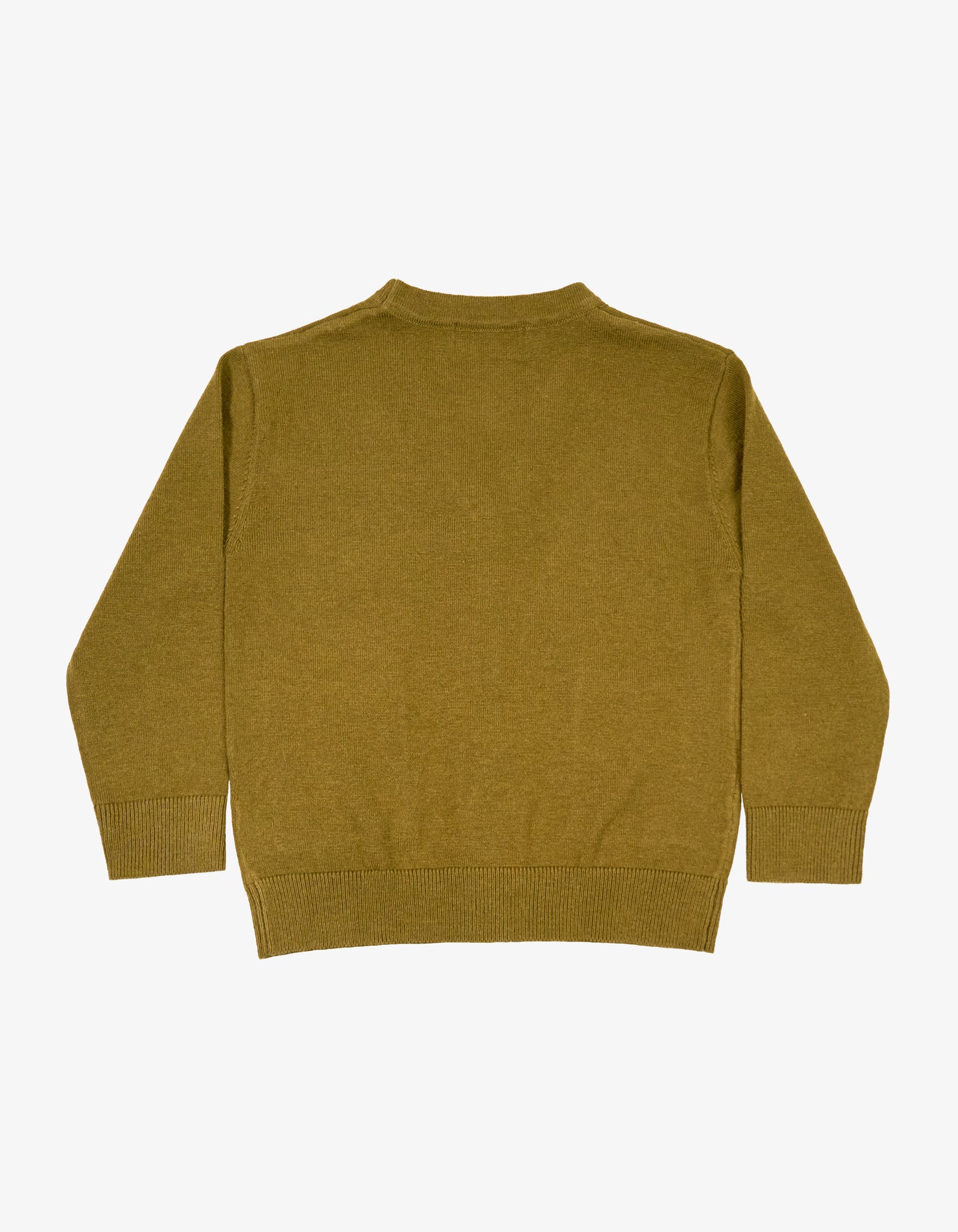 Wool Blend Cardigan - Olive
