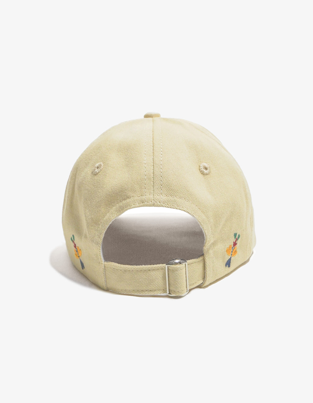 Kids Cotton Logo Baseball Cap Beige Back View