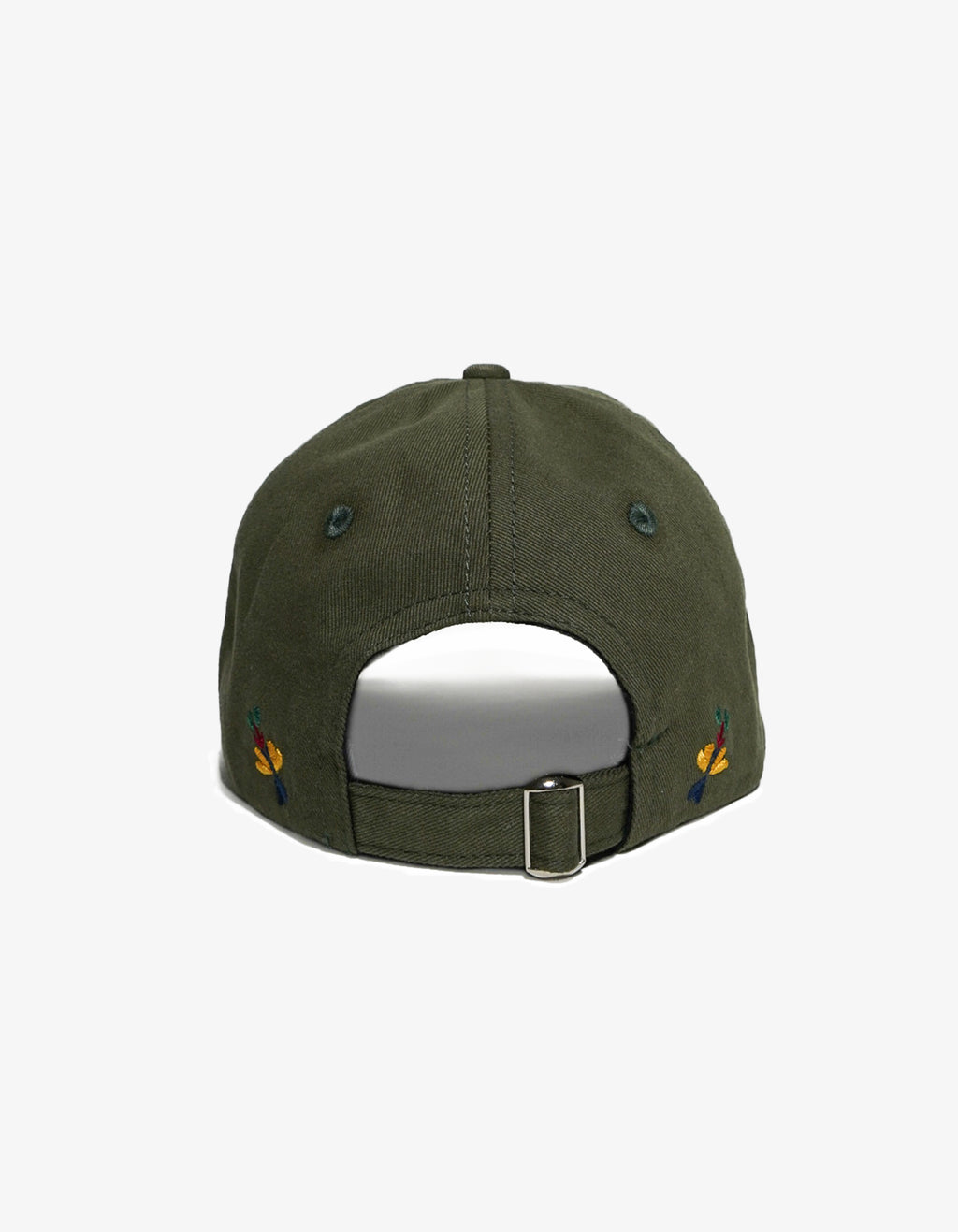 Kids Cotton Logo Baseball Cap Forest Back View