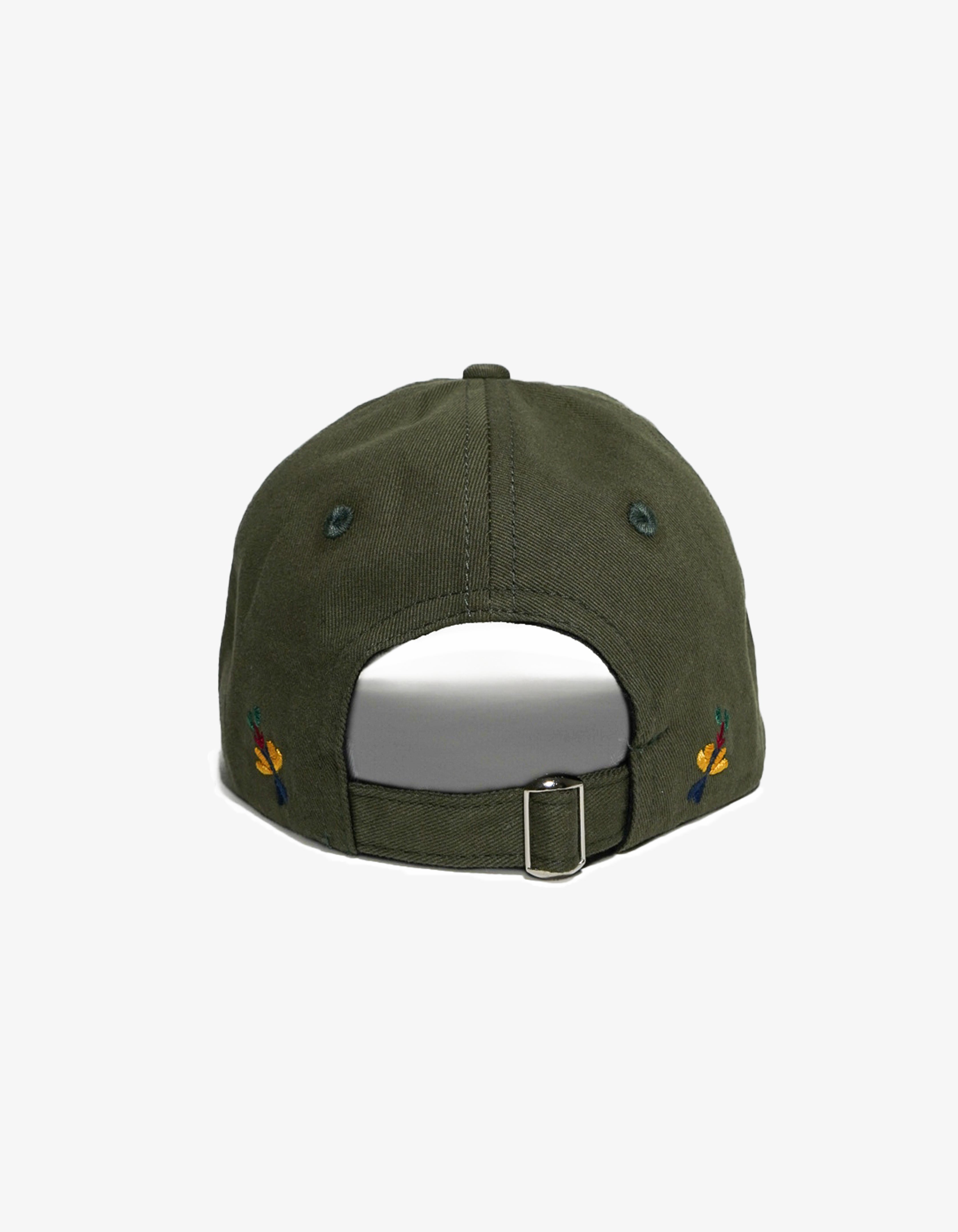 Kids Cotton Logo Baseball Cap Forest Back View