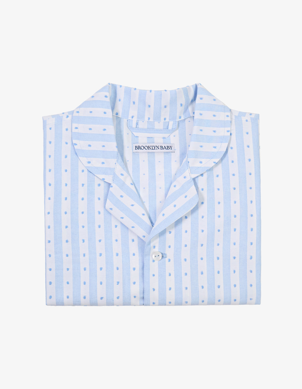 Handmade Baby Blue Polka Dot Shirt