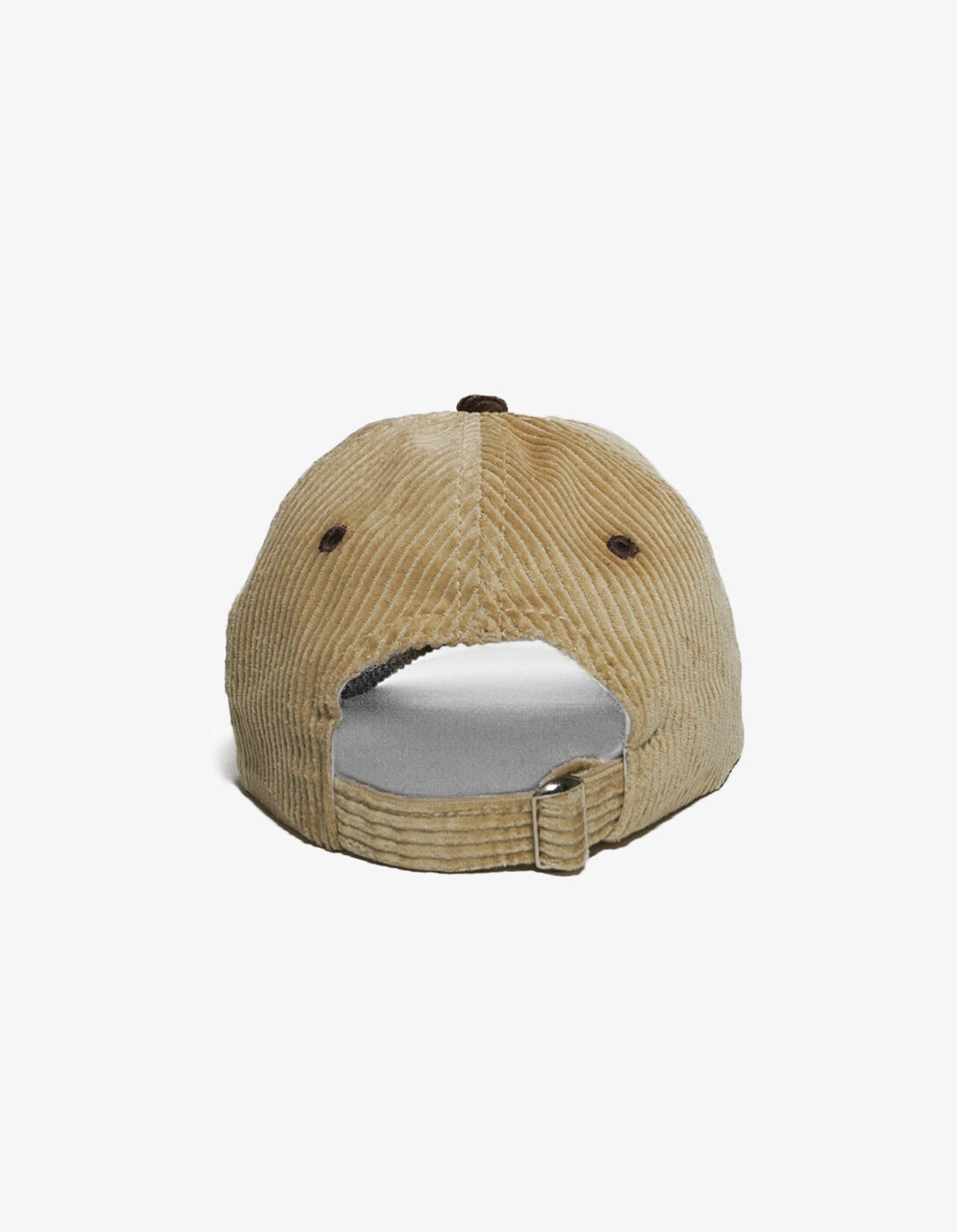 Kids Cotton Corduroy 2-tone Baseball Cap Back View