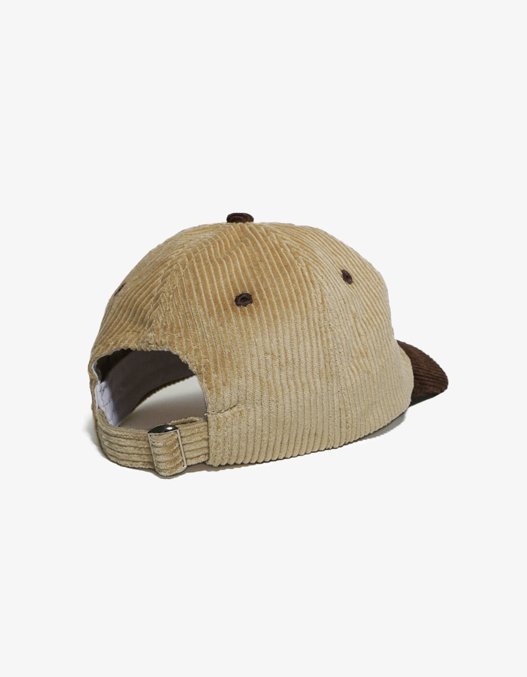 Kids Cotton Corduroy 2-tone Baseball Cap Back Quarter View