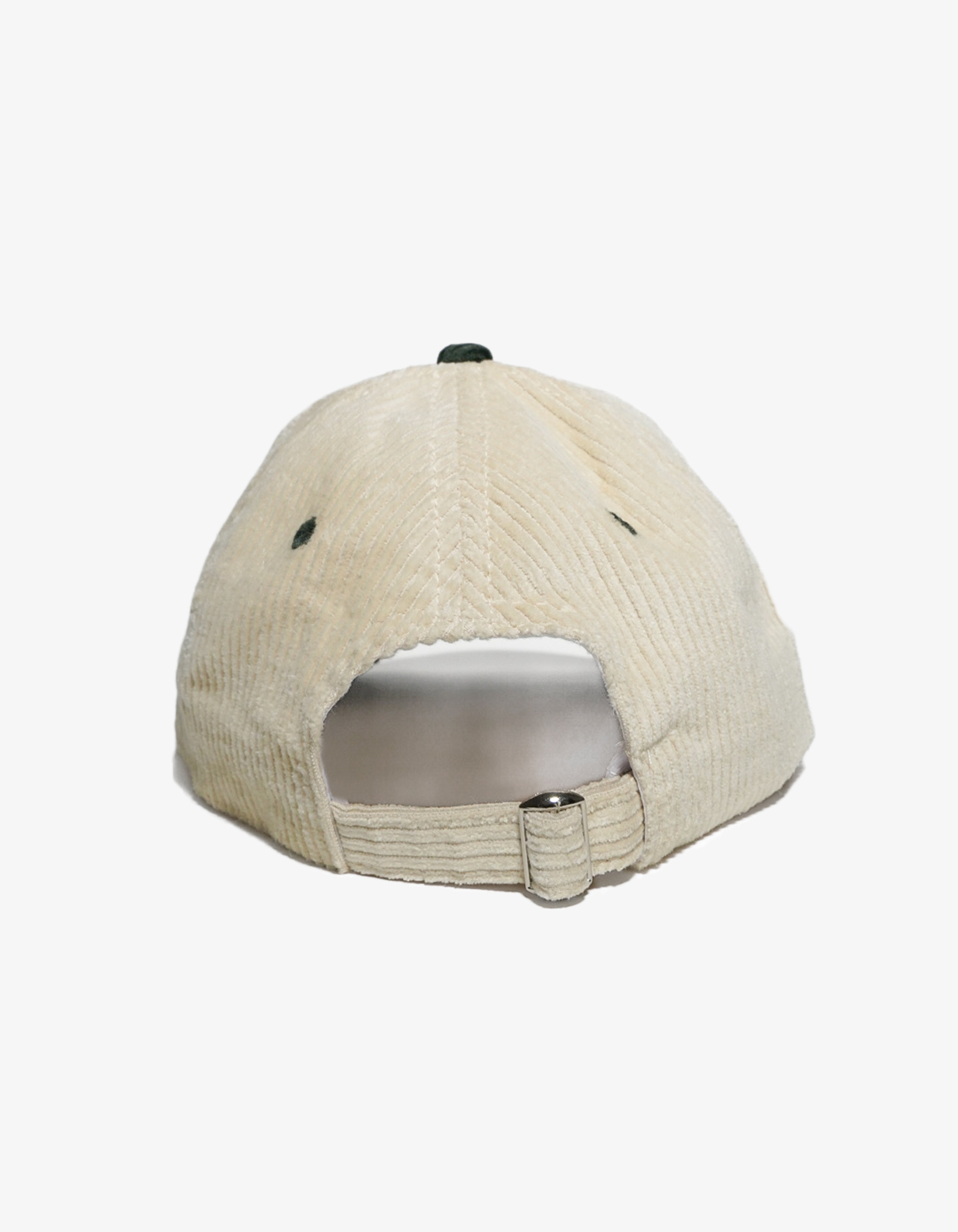 Kids Cotton Corduroy 2-tone Baseball Cap Back View