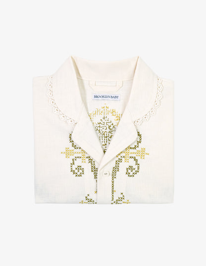 Handmade Thistle Linen Shirt