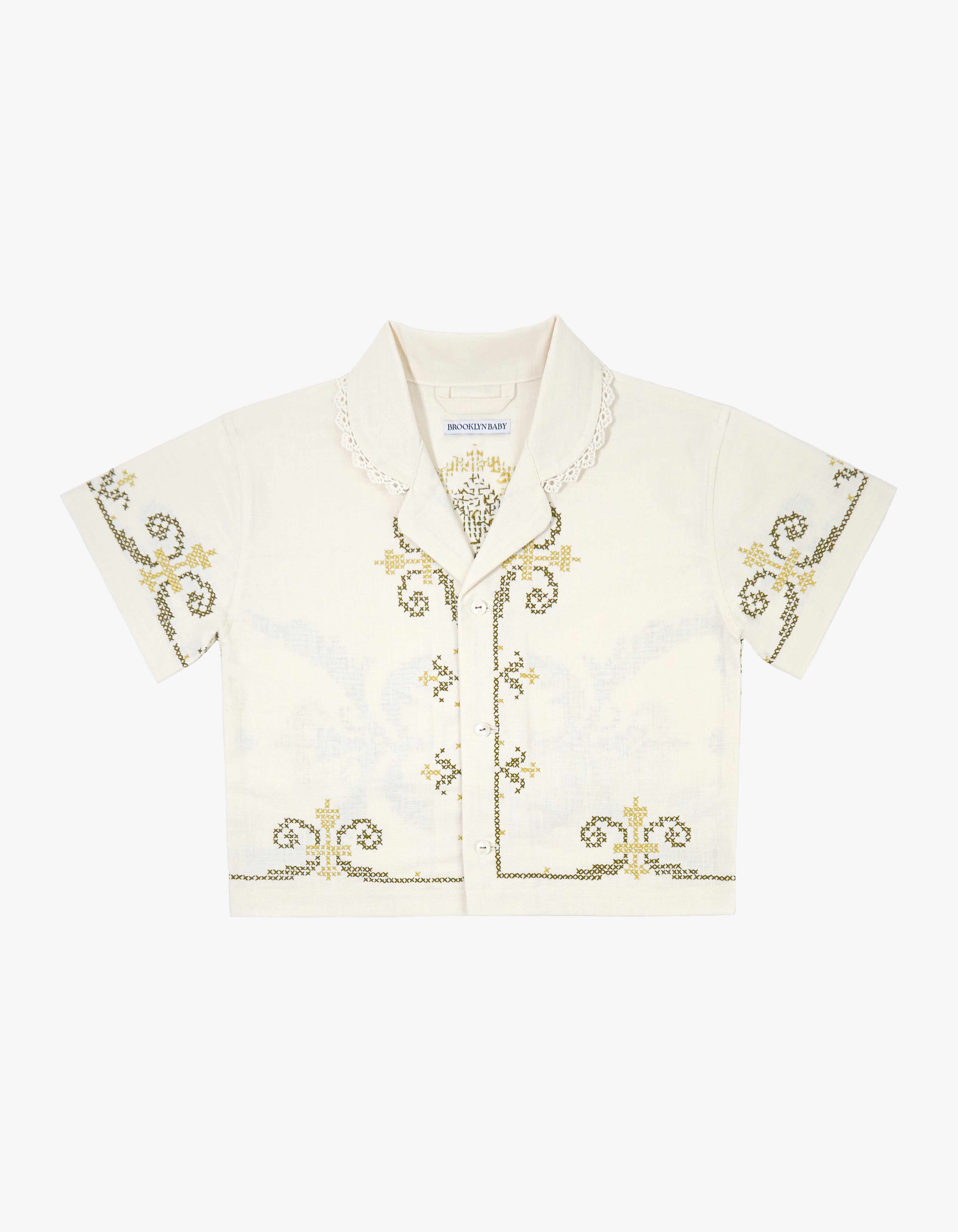 Handmade Thistle Linen Shirt