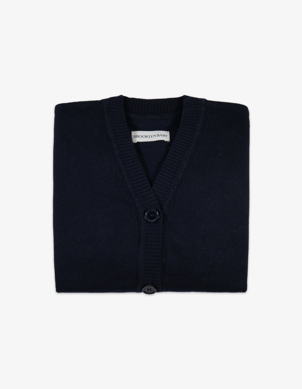 Kids Cotton Knit Horse Cardigan Folded View