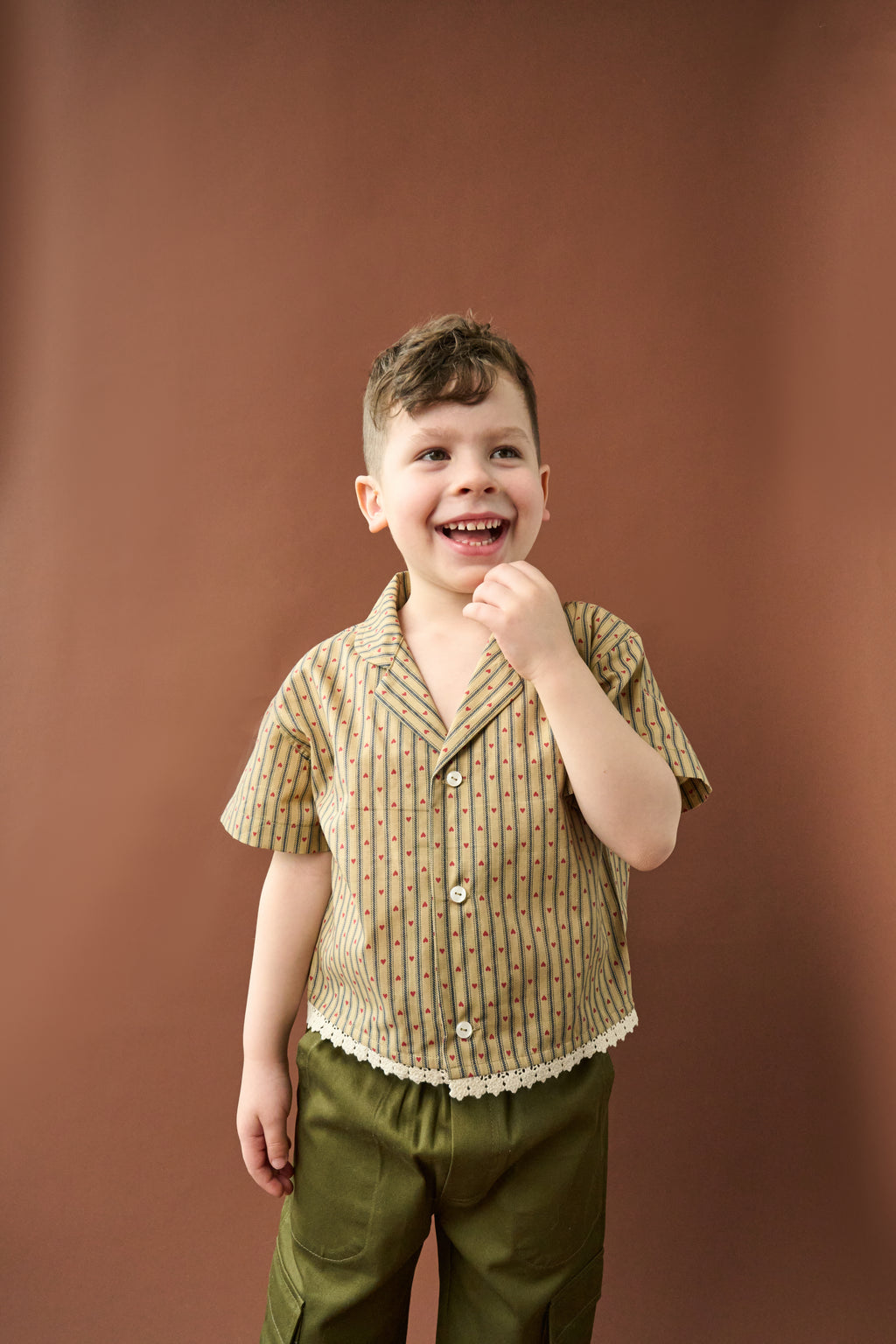 Handmade Vintage Heart Shirt