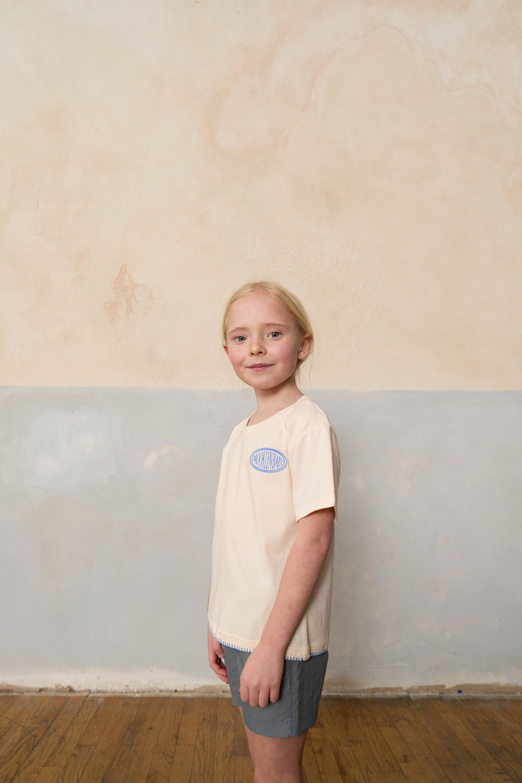 Organic Cotton Logo Tee - Eggshell
