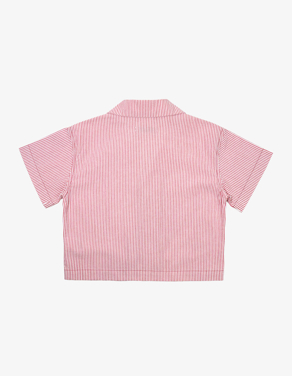 Handmade Red Seersucker Shirt