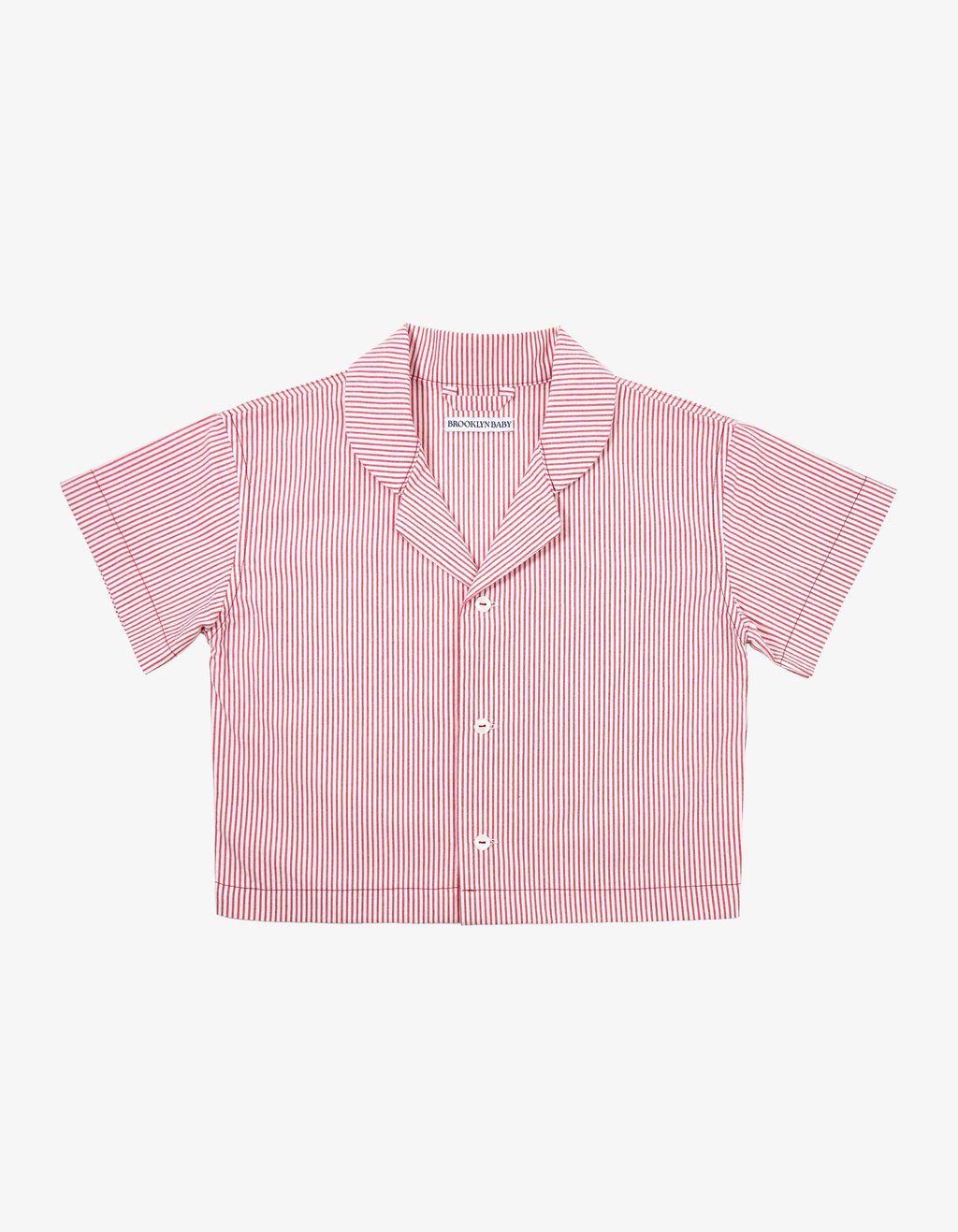 Handmade Red Seersucker Shirt