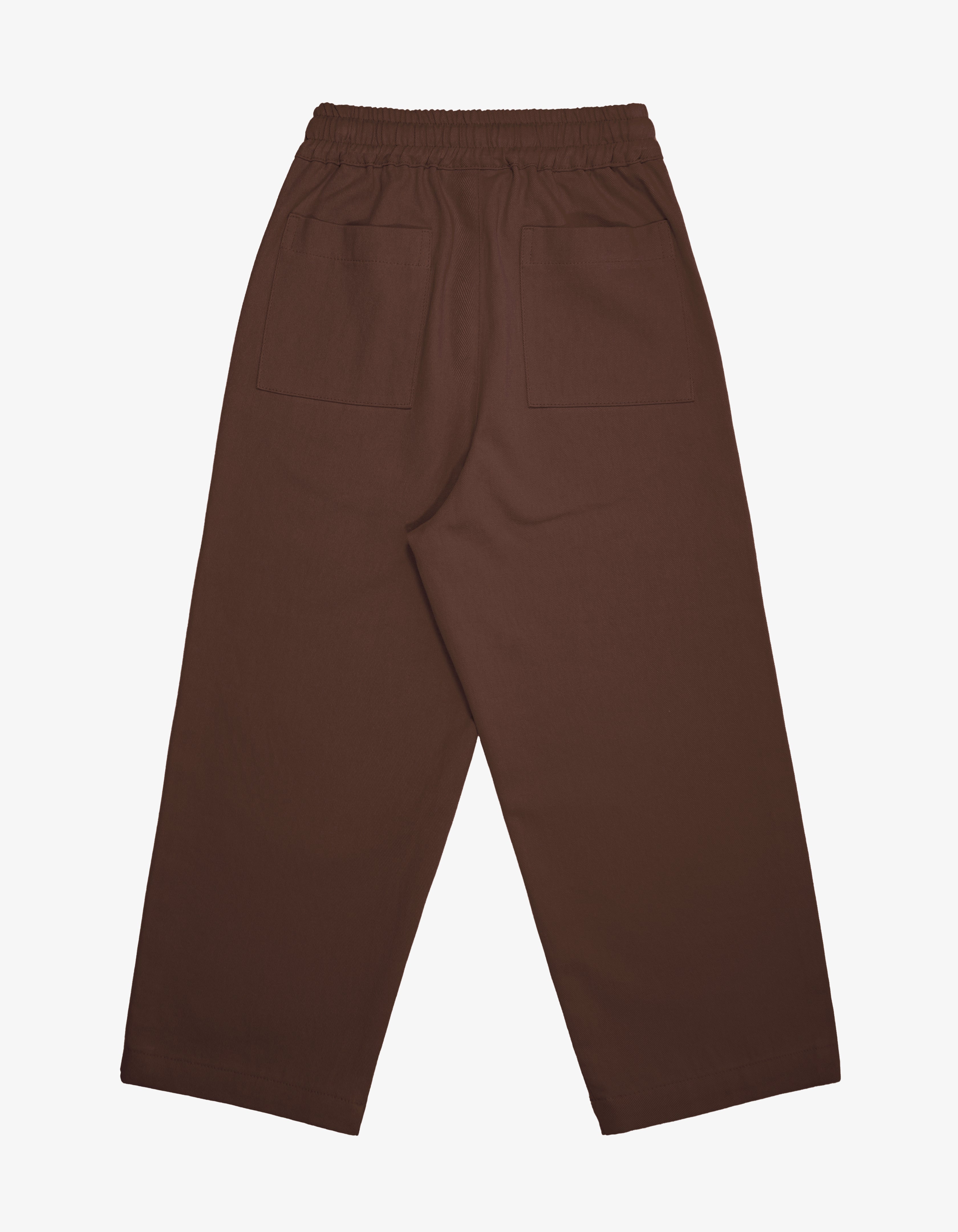 Side Trim Pants - Brown/Red