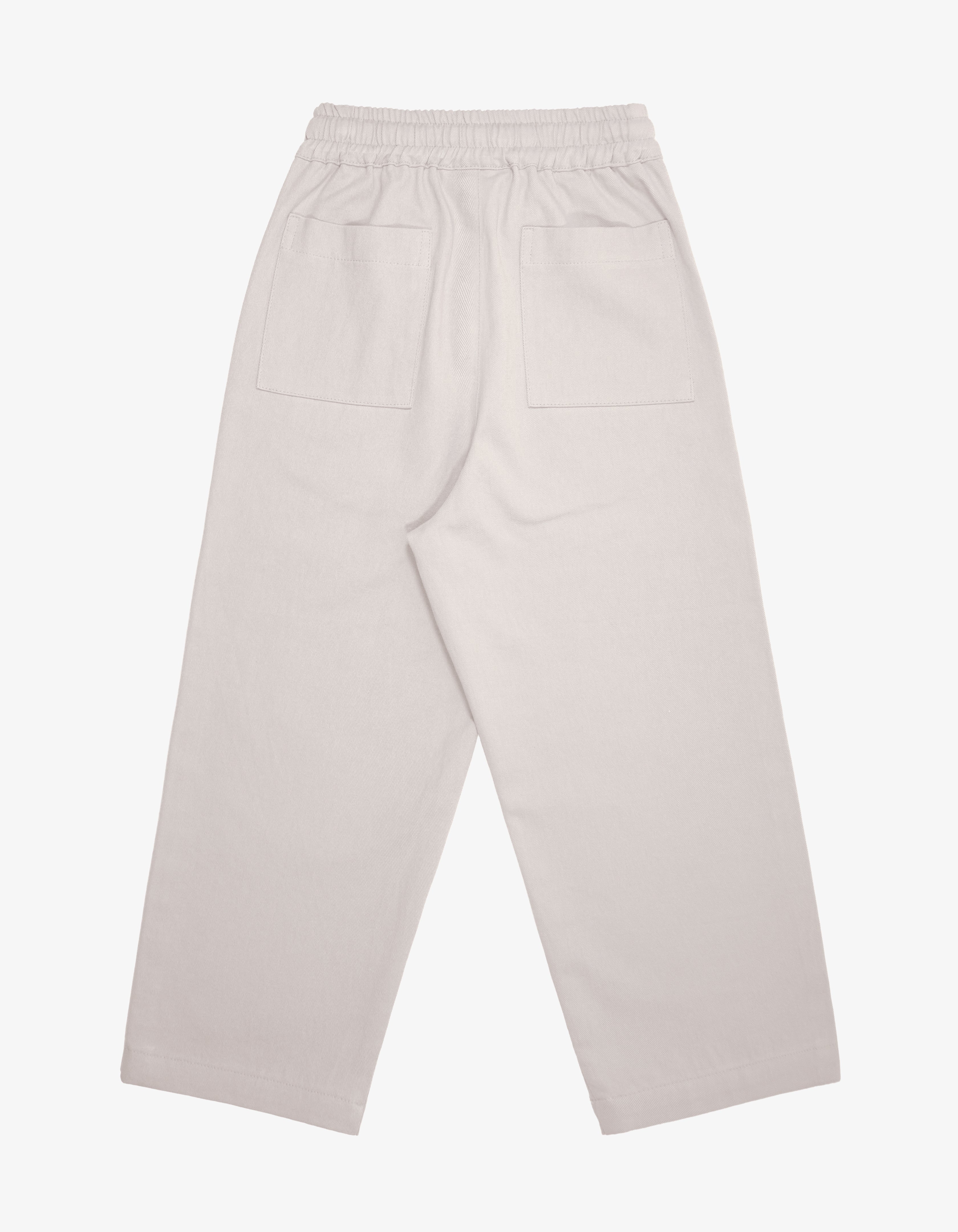 Side Trim Pants - Ecru/Navy