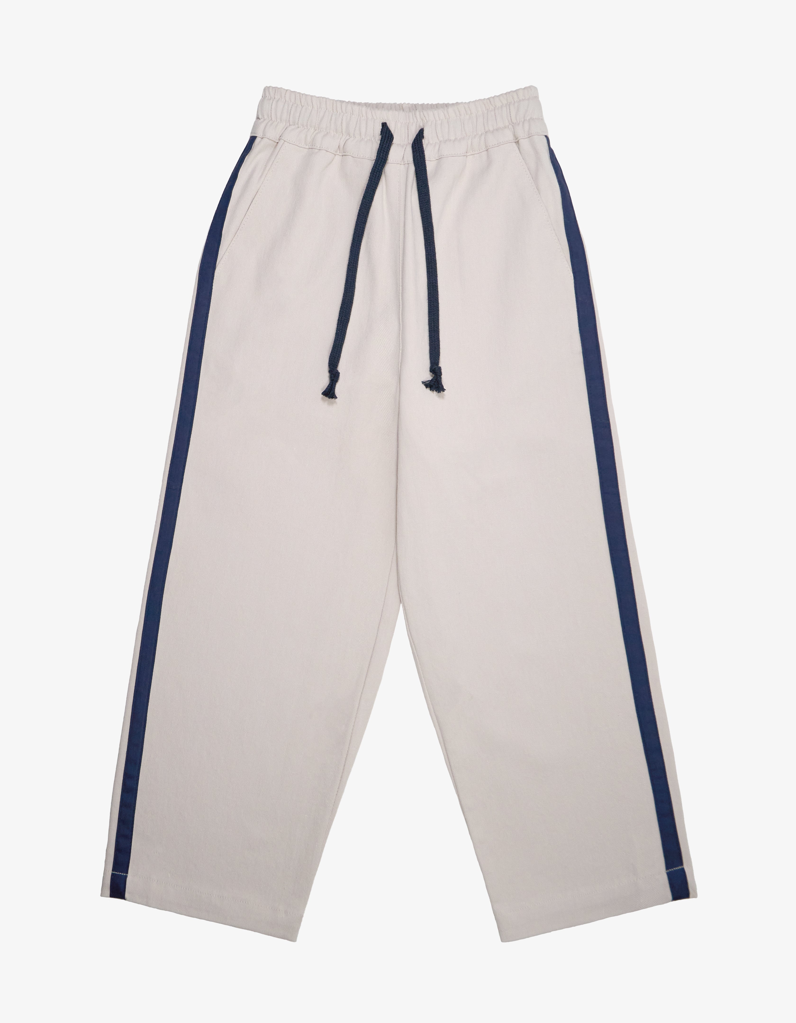 Side Trim Pants - Brown/Red