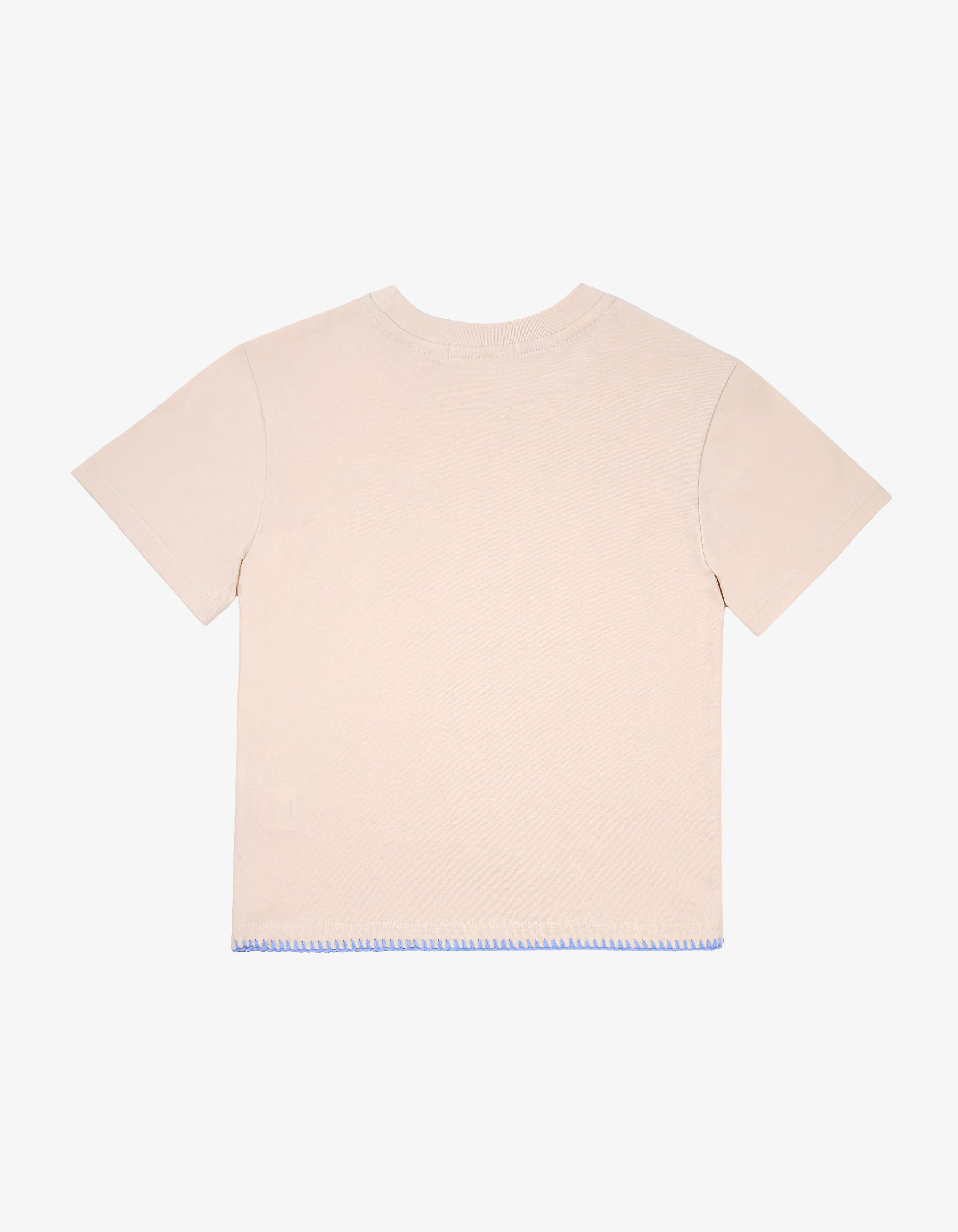 Organic Cotton Logo Tee - Eggshell