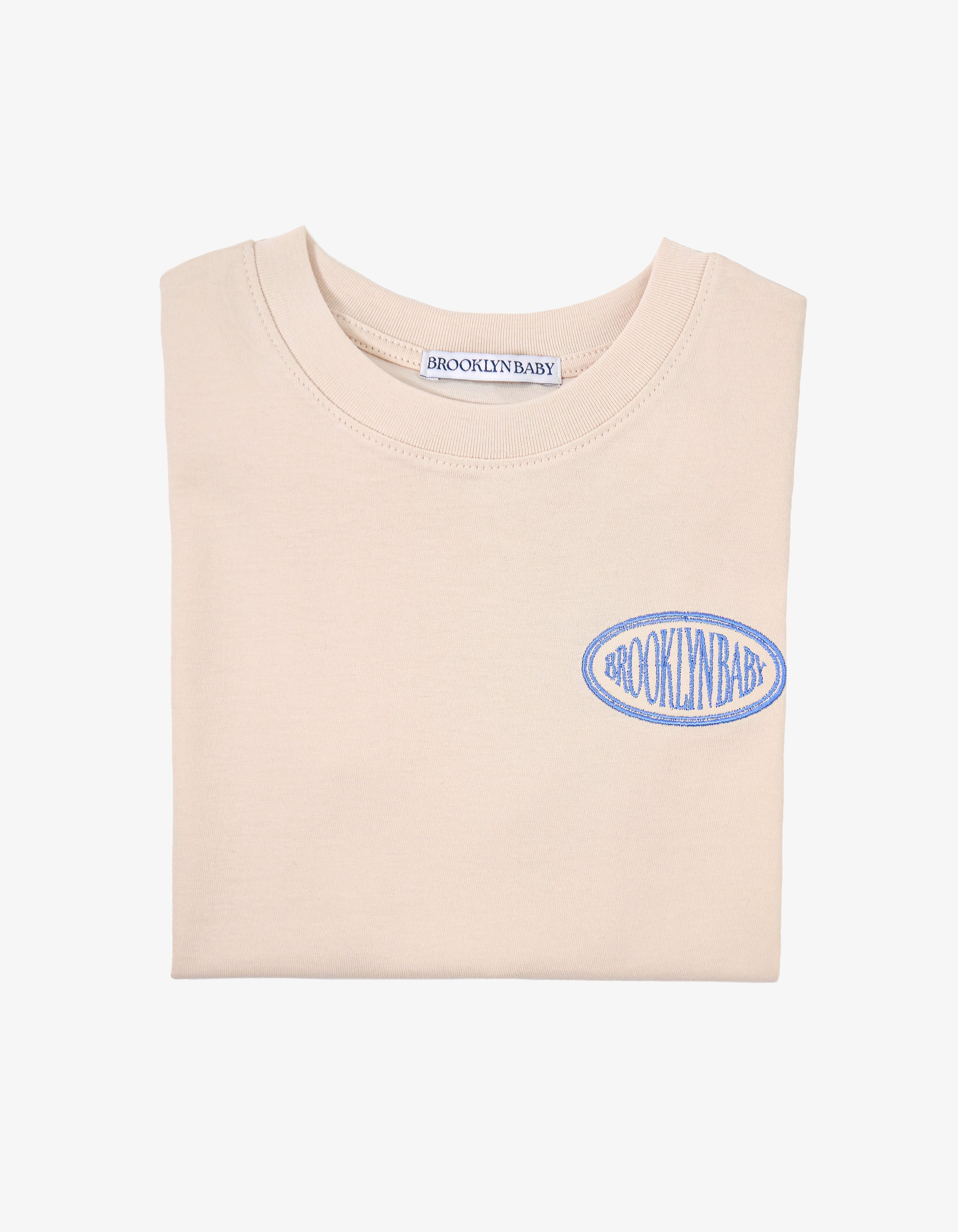 Organic Cotton Logo Tee - Eggshell